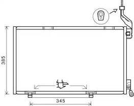 Ava Quality Cooling FD5590 - Kondenzator, klima-Uređaj www.molydon.hr