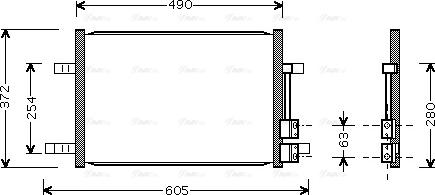 Ava Quality Cooling FD 5327 - Kondenzator, klima-Uređaj www.molydon.hr