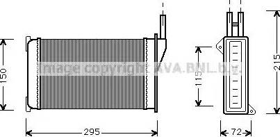 Ava Quality Cooling FD 6095 - Izmjenjivač topline, grijanje unutrasnjeg prostora www.molydon.hr