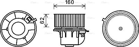 Ava Quality Cooling FD8499 - Ventilator kabine/unutrasnjeg prostora www.molydon.hr