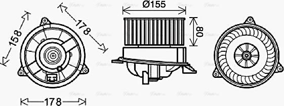 Ava Quality Cooling FD8495 - Ventilator kabine/unutrasnjeg prostora www.molydon.hr