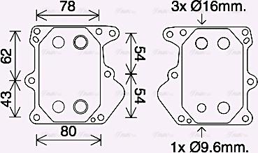 Ava Quality Cooling FD3625 - Uljni hladnjak, ulje za motor www.molydon.hr