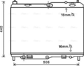 Ava Quality Cooling FD2441 - Hladnjak, hladjenje motora www.molydon.hr