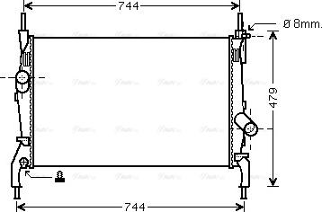 Ava Quality Cooling FD 2404 - Hladnjak, hladjenje motora www.molydon.hr