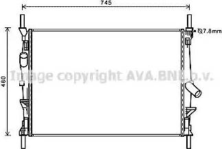 Ava Quality Cooling FD2589 - Hladnjak, hladjenje motora www.molydon.hr