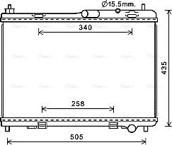 Ava Quality Cooling FD2605 - Hladnjak, hladjenje motora www.molydon.hr