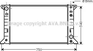 Ava Quality Cooling FD 2083 - Hladnjak, hladjenje motora www.molydon.hr