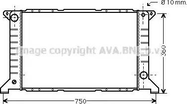 Ava Quality Cooling FDA2169 - Hladnjak, hladjenje motora www.molydon.hr