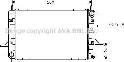 Ava Quality Cooling FD 2139 - Hladnjak, hladjenje motora www.molydon.hr