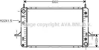 Ava Quality Cooling FD 2121 - Hladnjak, hladjenje motora www.molydon.hr