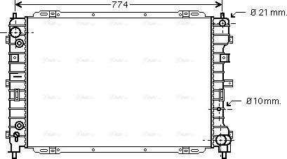 Ava Quality Cooling FD 2345 - Hladnjak, hladjenje motora www.molydon.hr