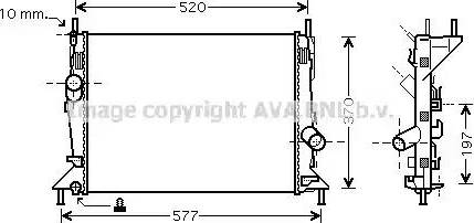 Ava Quality Cooling FDA2368 - Hladnjak, hladjenje motora www.molydon.hr