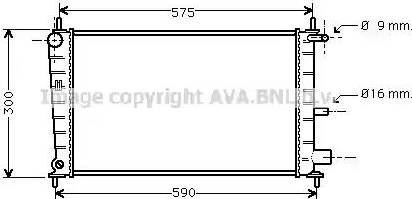 Ava Quality Cooling FD 2217 - Hladnjak, hladjenje motora www.molydon.hr