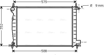 Ava Quality Cooling FD 2224 - Hladnjak, hladjenje motora www.molydon.hr