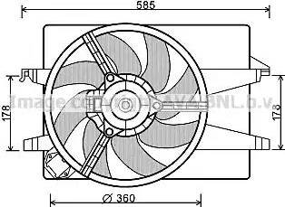 Ava Quality Cooling FD 7552 - Ventilator, hladjenje motora www.molydon.hr