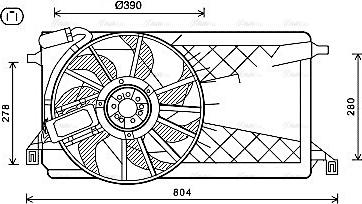 Ava Quality Cooling FD7563 - Ventilator, hladjenje motora www.molydon.hr