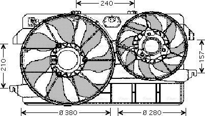 Ava Quality Cooling FD 7535 - Ventilator, hladjenje motora www.molydon.hr