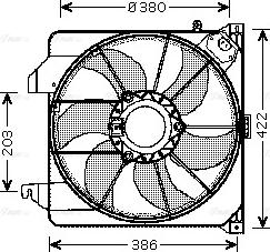 Ava Quality Cooling FD 7538 - Ventilator, hladjenje motora www.molydon.hr