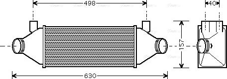 Ava Quality Cooling FDA4314 - Intercooler, hladnjak www.molydon.hr