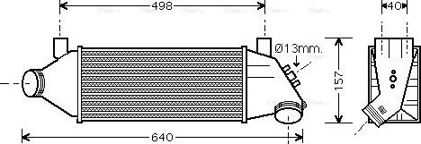 Ava Quality Cooling FDA4315 - Intercooler, hladnjak www.molydon.hr