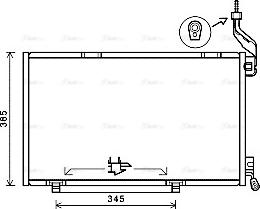 Ava Quality Cooling FDA5590 - Kondenzator, klima-Uređaj www.molydon.hr