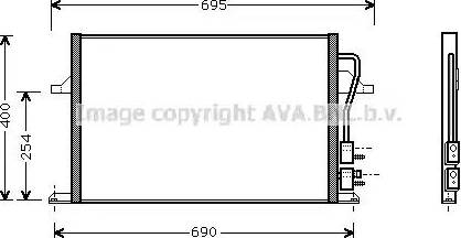 Ava Quality Cooling FDA5259 - Kondenzator, klima-Uređaj www.molydon.hr