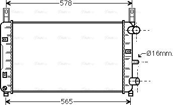 Ava Quality Cooling FDA2117 - Hladnjak, hladjenje motora www.molydon.hr