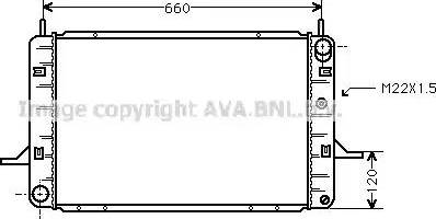 Ava Quality Cooling FDA2139 - Hladnjak, hladjenje motora www.molydon.hr