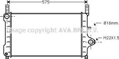 Ava Quality Cooling FDA2172 - Hladnjak, hladjenje motora www.molydon.hr