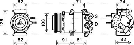 Ava Quality Cooling FDAK498 - Kompresor, klima-Uređaj www.molydon.hr