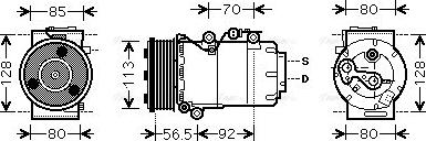 Ava Quality Cooling FDAK497 - Kompresor, klima-Uređaj www.molydon.hr