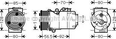 Ava Quality Cooling FDK497 - Kompresor, klima-Uređaj www.molydon.hr