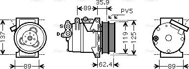 Ava Quality Cooling FD K433 - Kompresor, klima-Uređaj www.molydon.hr