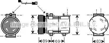 Ava Quality Cooling FD K290 - Kompresor, klima-Uređaj www.molydon.hr