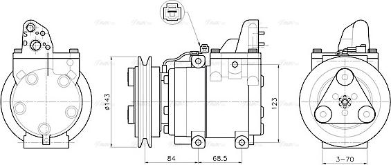 Ava Quality Cooling FDAK712 - Kompresor, klima-Uređaj www.molydon.hr