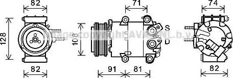 Ava Quality Cooling FDK570 - Kompresor, klima-Uređaj www.molydon.hr