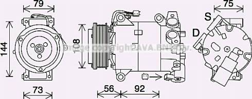 Ava Quality Cooling FDK636 - Kompresor, klima-Uređaj www.molydon.hr