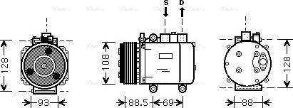 Ava Quality Cooling FD K174 - Kompresor, klima-Uređaj www.molydon.hr