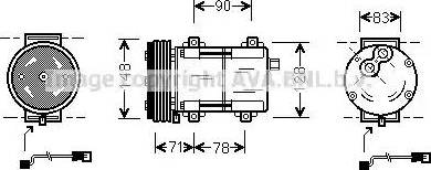 Ava Quality Cooling FD K283 - Kompresor, klima-Uređaj www.molydon.hr