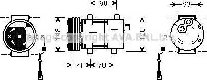 Ava Quality Cooling FD K277 - Kompresor, klima-Uređaj www.molydon.hr