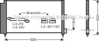 Ava Quality Cooling FT 5289 - Kondenzator, klima-Uređaj www.molydon.hr