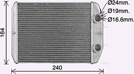 Ava Quality Cooling FT6476 - Izmjenjivač topline, grijanje unutrasnjeg prostora www.molydon.hr