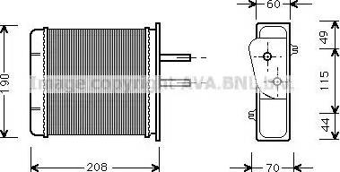 Ava Quality Cooling FT 6150 - Izmjenjivač topline, grijanje unutrasnjeg prostora www.molydon.hr