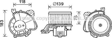 Ava Quality Cooling FT8432 - Elektromotor, ventilator kabine/unutrasnjeg prostora www.molydon.hr