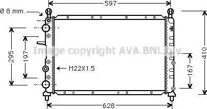 Ava Quality Cooling FT 2096 - Hladnjak, hladjenje motora www.molydon.hr