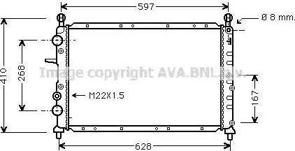 Ava Quality Cooling FT 2190 - Hladnjak, hladjenje motora www.molydon.hr