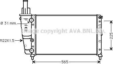 Ava Quality Cooling FT 2139 - Hladnjak, hladjenje motora www.molydon.hr