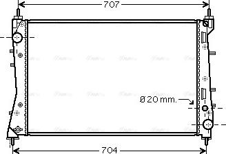 Ava Quality Cooling FT 2359 - Hladnjak, hladjenje motora www.molydon.hr