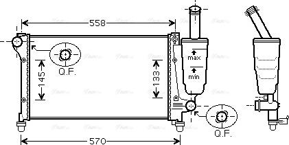 Ava Quality Cooling FT 2291 - Hladnjak, hladjenje motora www.molydon.hr