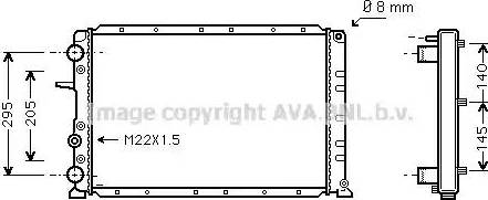 Ava Quality Cooling FT2288 - Hladnjak, hladjenje motora www.molydon.hr